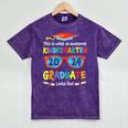 Awesome Kindergarten Graduate Looks Like 2024 Graduation Mineral Wash Tshirts Mineral Purple