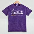 What An Awesome Valedictorian Looks Like Graduation Tee Mineral Wash Tshirts Mineral Purple