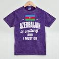 Azerbaijan Lover Saying Azeri Nostalgia Mineral Wash Tshirts Mineral Purple