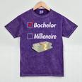 Bachelor Graduation Mineral Wash Tshirts Mineral Purple