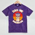 Bachelor Graduation For University Degree Party Llama Mineral Wash Tshirts Mineral Purple
