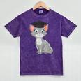 Bachelor Master Cats Graduation 2026 Graduate Mineral Wash Tshirts Mineral Purple