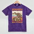 Ball Python Snake Introvert Ball Python Mineral Wash Tshirts Mineral Purple Ball Python Snake Introvert Ball Python Mineral Wash Tshirts Mineral Purple