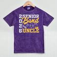 Band Senior Uncle Class Of 2026 Graduation Graduate Mineral Wash Tshirts Mineral Purple
