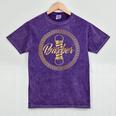 Barbershop Apparel Barber School Graduation Mineral Wash Tshirts Mineral Purple