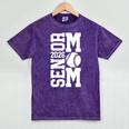 Baseball Senior Mom Class Of 2026 Senior Night Graduation Mineral Wash Tshirts Mineral Purple