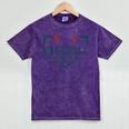 Baseball Senior Night Baseball Senior 2025 Graduation 50 Mineral Wash Tshirts Mineral Purple