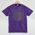 Basketball Senior For Boys &Girls Class 2025 Graduation Mineral Wash Tshirts Mineral Purple