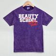 Beauty School Graduation Class Of 2018 Mineral Wash Tshirts Mineral Purple