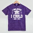 I Believed I Could And I Did Graduate Happy Graduation Day Mineral Wash Tshirts Mineral Purple