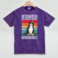 Bernedoodle Dog Introvert Bernedoodle Mineral Wash Tshirts Mineral Purple Bernedoodle Dog Introvert Bernedoodle Mineral Wash Tshirts Mineral Purple