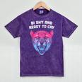Bi Shy And Ready To Cry Bisexual Introvert Bi Pride Raglan Baseball Tee Mineral Wash Tshirts Mineral Purple Bi Shy And Ready To Cry Bisexual Introvert Bi Pride Raglan Baseball Tee Mineral Wash Tshirts Mineral Purple