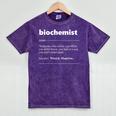 Biochemist Definition Biochemistry Graduation Nerd Mineral Wash Tshirts Mineral Purple