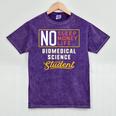 Biomedical Science Major Student Shirt Graduation Mineral Wash Tshirts Mineral Purple
