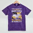 Board Game Saying Shy Introvert Geeks Mineral Wash Tshirts Mineral Purple