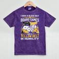 Board Game Saying Shy Introvert Geeks Mineral Wash Tshirts Mineral Purple