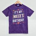 Boho Nostalgia It's My Niece's Birthday Women Kids Mineral Wash Tshirts Mineral Purple Boho Nostalgia It's My Niece's Birthday Women Kids Mineral Wash Tshirts Mineral Purple