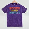 Books Helping Introverts I Introvert Mineral Wash Tshirts Mineral Purple Books Helping Introverts I Introvert Mineral Wash Tshirts Mineral Purple