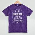 I Like Bourbon And Maybe Two People Introvert Alcohol Lover Mineral Wash Tshirts Mineral Purple I Like Bourbon And Maybe Two People Introvert Alcohol Lover Mineral Wash Tshirts Mineral Purple