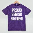 Boyfriend Graduation Party SEN19R Shirt Senior 2019 T-Shirt Mineral Wash Tshirts Mineral Purple