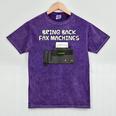 Bring Back Fax Machines Office Sarcasm Nostalgia Mineral Wash Tshirts Mineral Purple