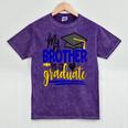 My Brother Is A Graduate Shirt Matching Family Graduation Mineral Wash Tshirts Mineral Purple