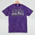 My Brother Graduation Shirts For Family 2019 Senior Class Mineral Wash Tshirts Mineral Purple