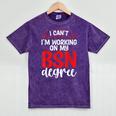 BSN Nurse Graduation Essentials BSN Nursing School Student Mineral Wash Tshirts Mineral Purple