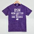 BSN Nurse Graduation Shirt BSN Degree Mineral Wash Tshirts Mineral Purple