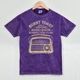 Burnt Toast And A Weekend Radio Show 80s 90s Nostalgia Mineral Wash Tshirts Mineral Purple