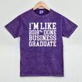 Business Graduation Major I'm Like 2018 Done Mineral Wash Tshirts Mineral Purple