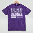 Business Management Degree Loading Graduation Mineral Wash Tshirts Mineral Purple