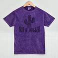 Cactus Not A Hugger Homebody Introvert Raglan Baseball Tee Mineral Wash Tshirts Mineral Purple