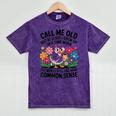 Call Me Old Seniors Nostalgia Retro Humor Casual Mineral Wash Tshirts Mineral Purple Call Me Old Seniors Nostalgia Retro Humor Casual Mineral Wash Tshirts Mineral Purple