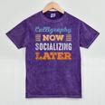 Calligraphy Now Minimal Socializing Introvert Vintage Mineral Wash Tshirts Mineral Purple Calligraphy Now Minimal Socializing Introvert Vintage Mineral Wash Tshirts Mineral Purple