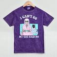 I Can't Go My Cat Said No Introvert Anxiety Cat Lover Mineral Wash Tshirts Mineral Purple I Can't Go My Cat Said No Introvert Anxiety Cat Lover Mineral Wash Tshirts Mineral Purple