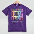 I Can't People Today I Peopled Yesterday Introvert Life Mineral Wash Tshirts Mineral Purple I Can't People Today I Peopled Yesterday Introvert Life Mineral Wash Tshirts Mineral Purple
