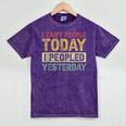 I Can't People Today I Peopled Yesterday Introvert Mineral Wash Tshirts Mineral Purple