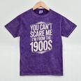 You Can't Scare Me I'm From The 1900s Retro Premium Mineral Wash Tshirts Mineral Purple
