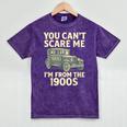 You Can't Scare Me I'm From The 1900s Retro Vintage Car Mineral Wash Tshirts Mineral Purple