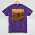 Cat Sloth Dog Retro Nostalgia Roadtrip Photo Mineral Wash Tshirts Mineral Purple