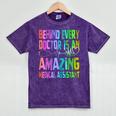 Certified Medical Assistant CMA Graduation Mineral Wash Tshirts Mineral Purple