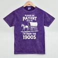 Charming Slow Life Please Be Patient I'm From The 1900s Premium Mineral Wash Tshirts Mineral Purple