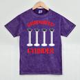 Chemistry Science Joke Graduated Cylinder Graduation T-Shirt Mineral Wash Tshirts Mineral Purple