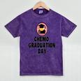 Chemo Graduation Day Victory Support Shirt Mineral Wash Tshirts Mineral Purple