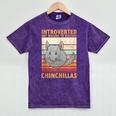 Chinchilla Owner Introvert Chinchilla Mineral Wash Tshirts Mineral Purple