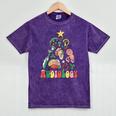 Christmas Audiology Tree Audiology Student Graduation Mineral Wash Tshirts Mineral Purple