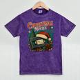 Christmas Movies Chill Retro VHS Holiday Nostalgia Mineral Wash Tshirts Mineral Purple
