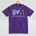 Class Of 1971 Shirt Tie Dye Senior Graduation Class Reunion Mineral Wash Tshirts Mineral Purple