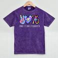 Class Of 1976 Shirt Tie Dye Senior Graduation 50th Reunion Mineral Wash Tshirts Mineral Purple